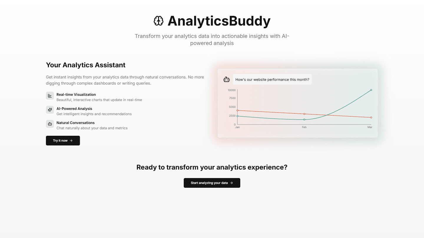 Google Analytics AI Chatbot