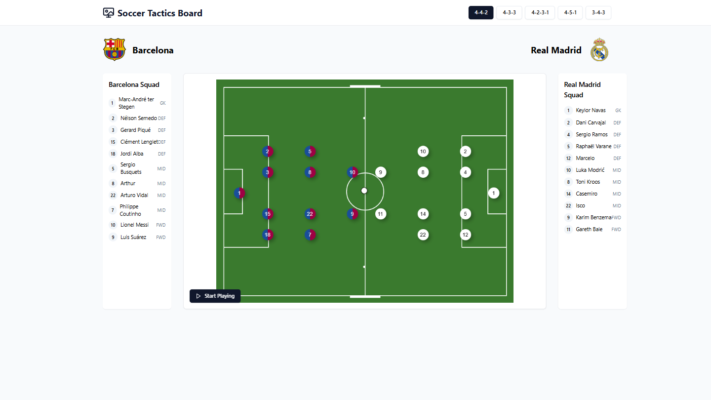 Football Match Simulation with Fabric.js & Football API