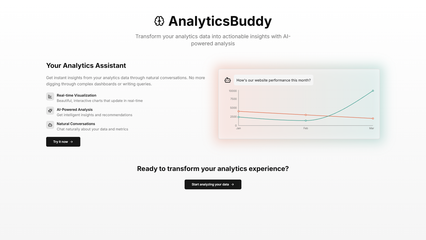 Google Analytics AI Chatbot